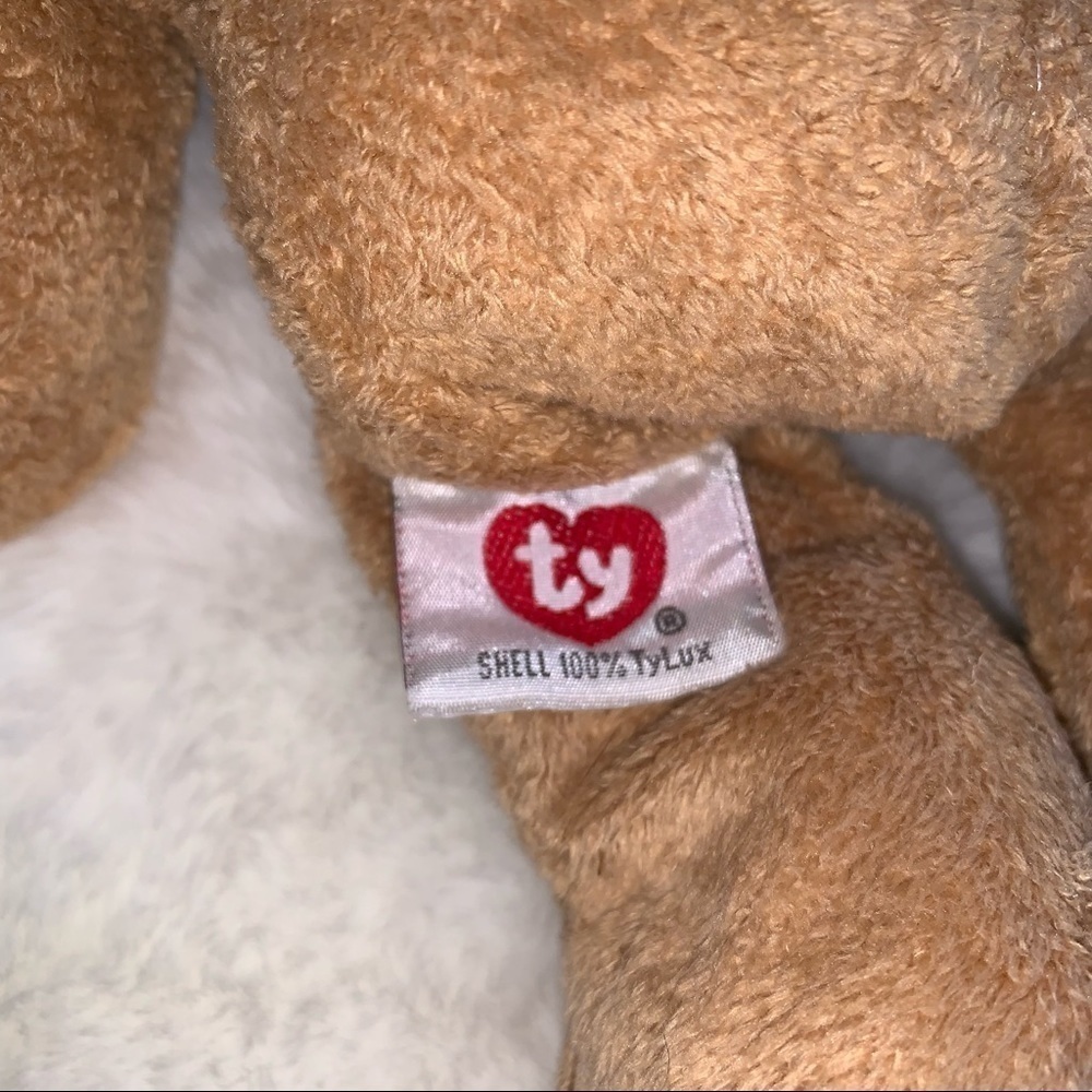 Beary Merry TY Pluffies Holiday Bear with Tag - Picture 6 of 9